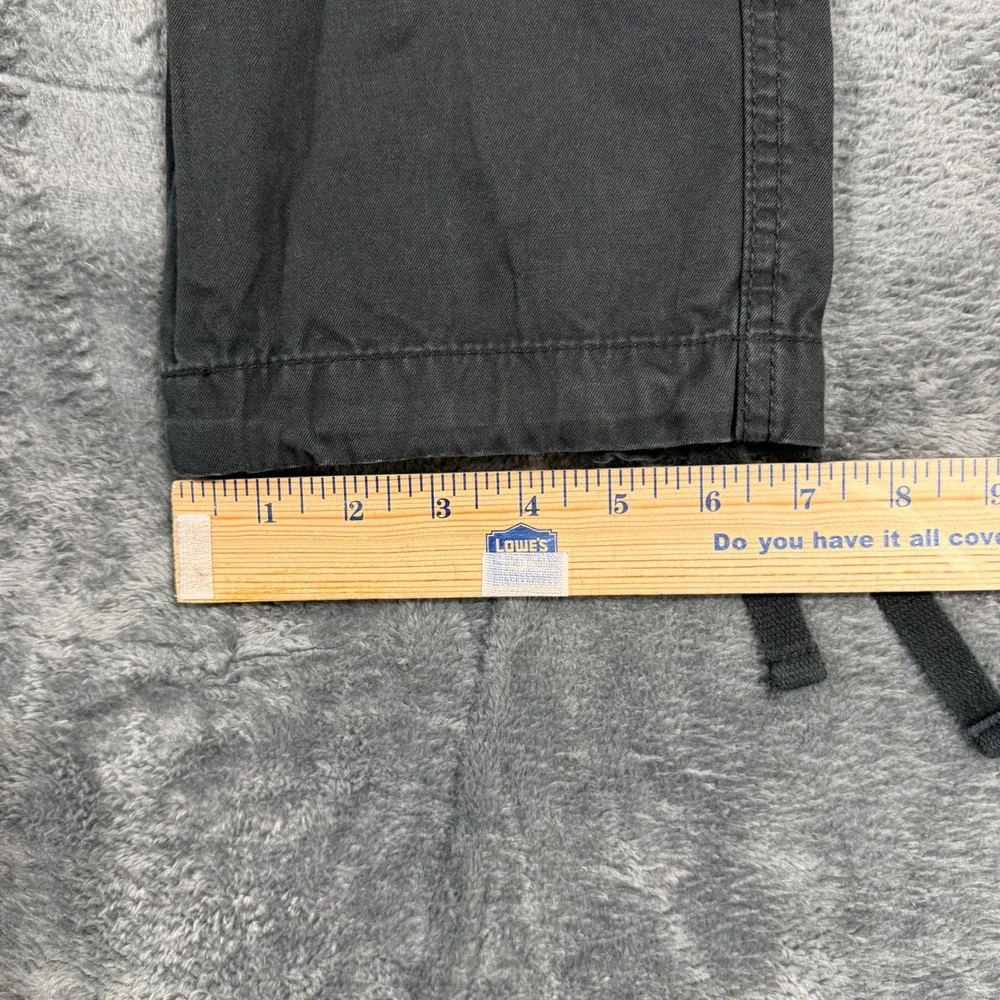 Matchstick Cargo Pants Mens S 29 Black Workwear Multi Pocket Tactical‎ Trousers